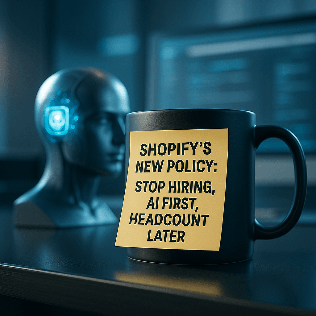 Shopify’s New Policy: Pause Hiring, AI First, Headcount Later